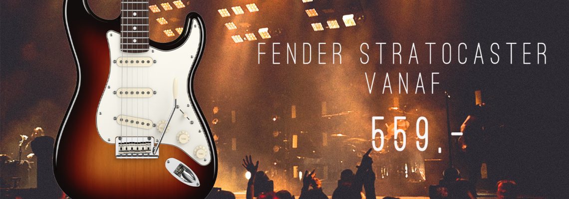 Fender Stratocaster voor onder de 1000 euro!