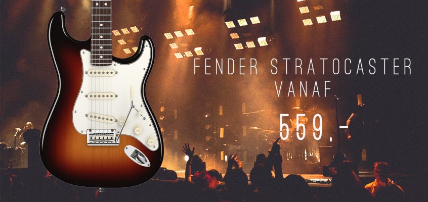 Fender Stratocaster voor onder de 1000 euro!